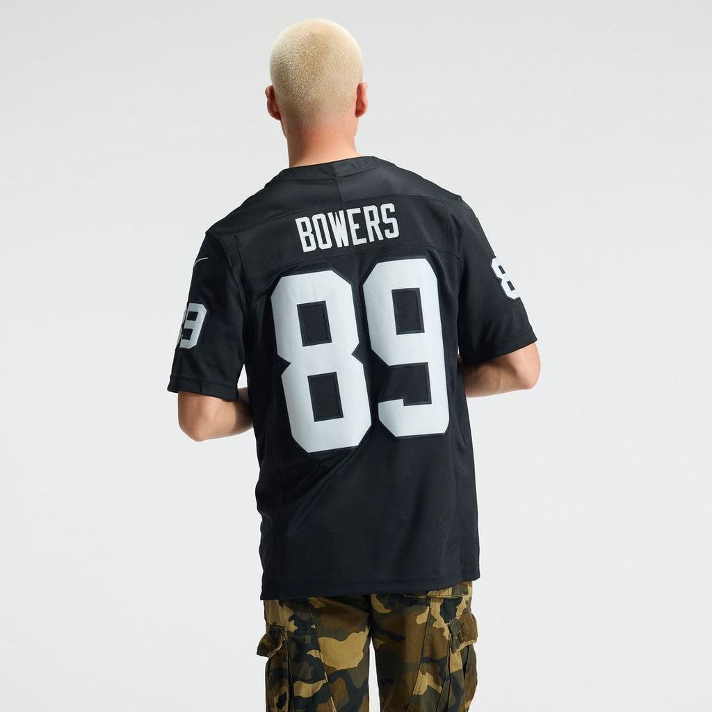 Brock Bowers Las Vegas Raiders White Vapor F.U.S.E. Stitched Limited Jersey