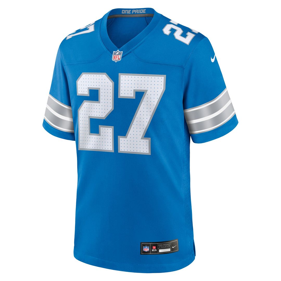 Arthur Maulet Detroit Lions Blue Team Game Jersey