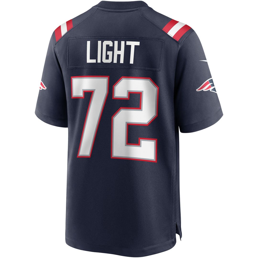Matt Light New England Patriots Navy Game Retired Player Jersey
