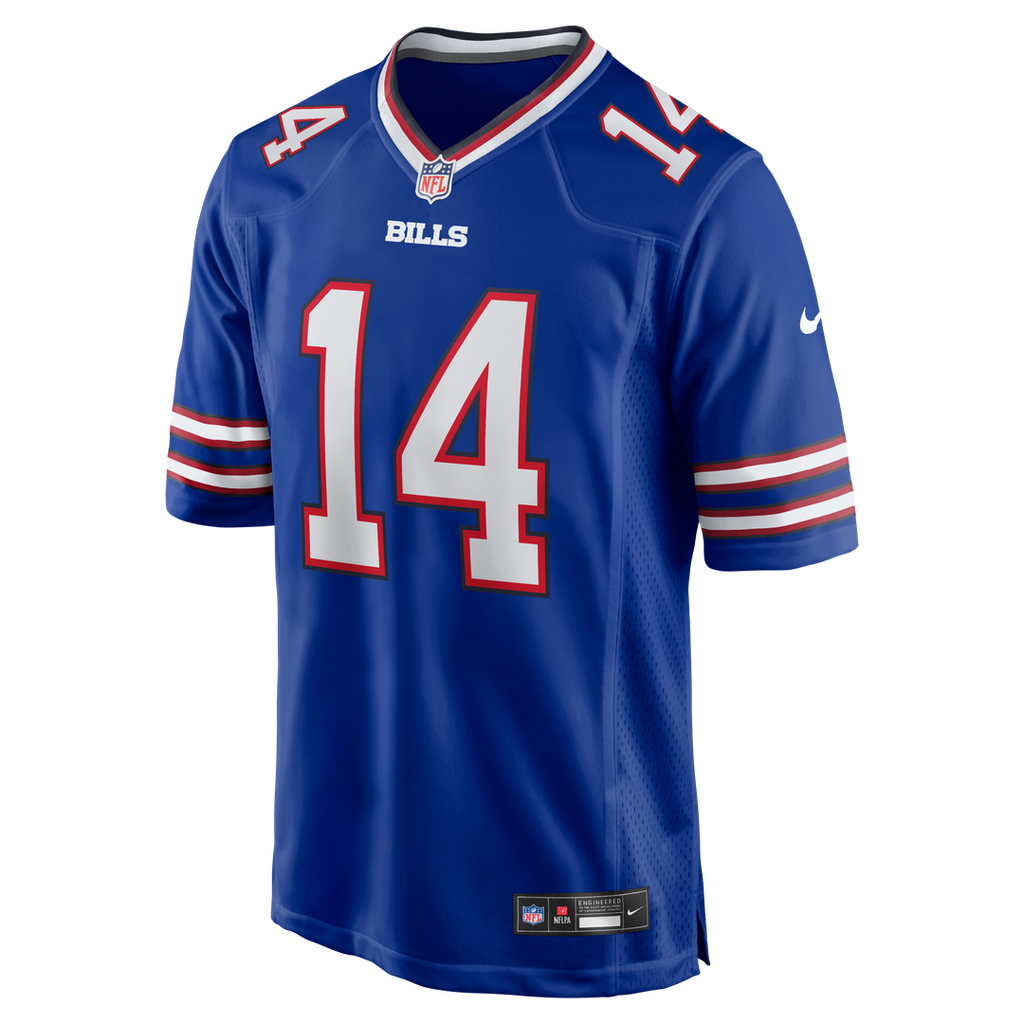 Frank Reich Buffalo Bills Royal Game Retired Player Jersey
