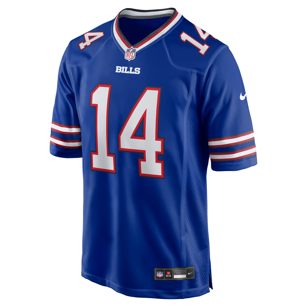 Frank Reich Buffalo Bills Royal Game Retired Player Jersey