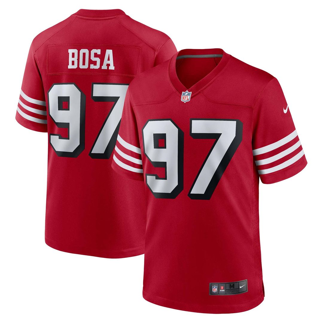 Nick Bosa San Francisco 49ers Scarlet Alternate Game Jersey