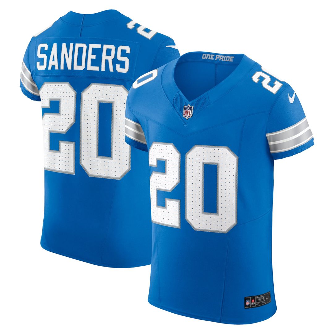 Barry Sanders Detroit Lions Blue Team Vapor F.U.S.E. Elite Jersey