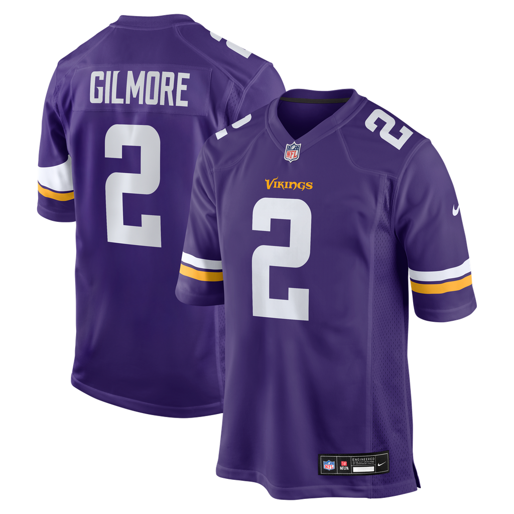 Stephon Gilmore Minnesota Vikings Purple Game Jersey