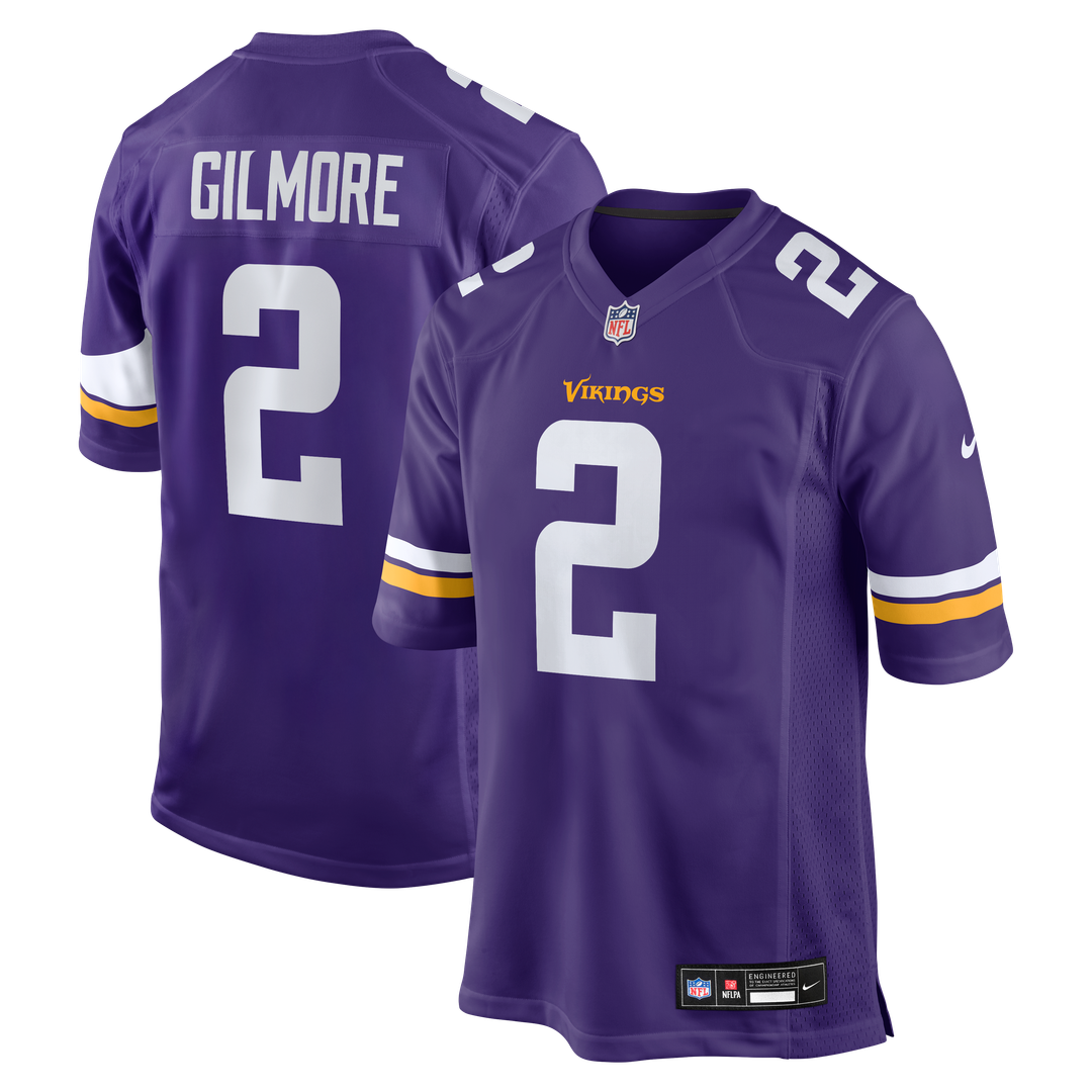 Stephon Gilmore Minnesota Vikings Purple Game Jersey