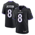 Lamar Jackson Baltimore Ravens Black Alternate Game Jersey