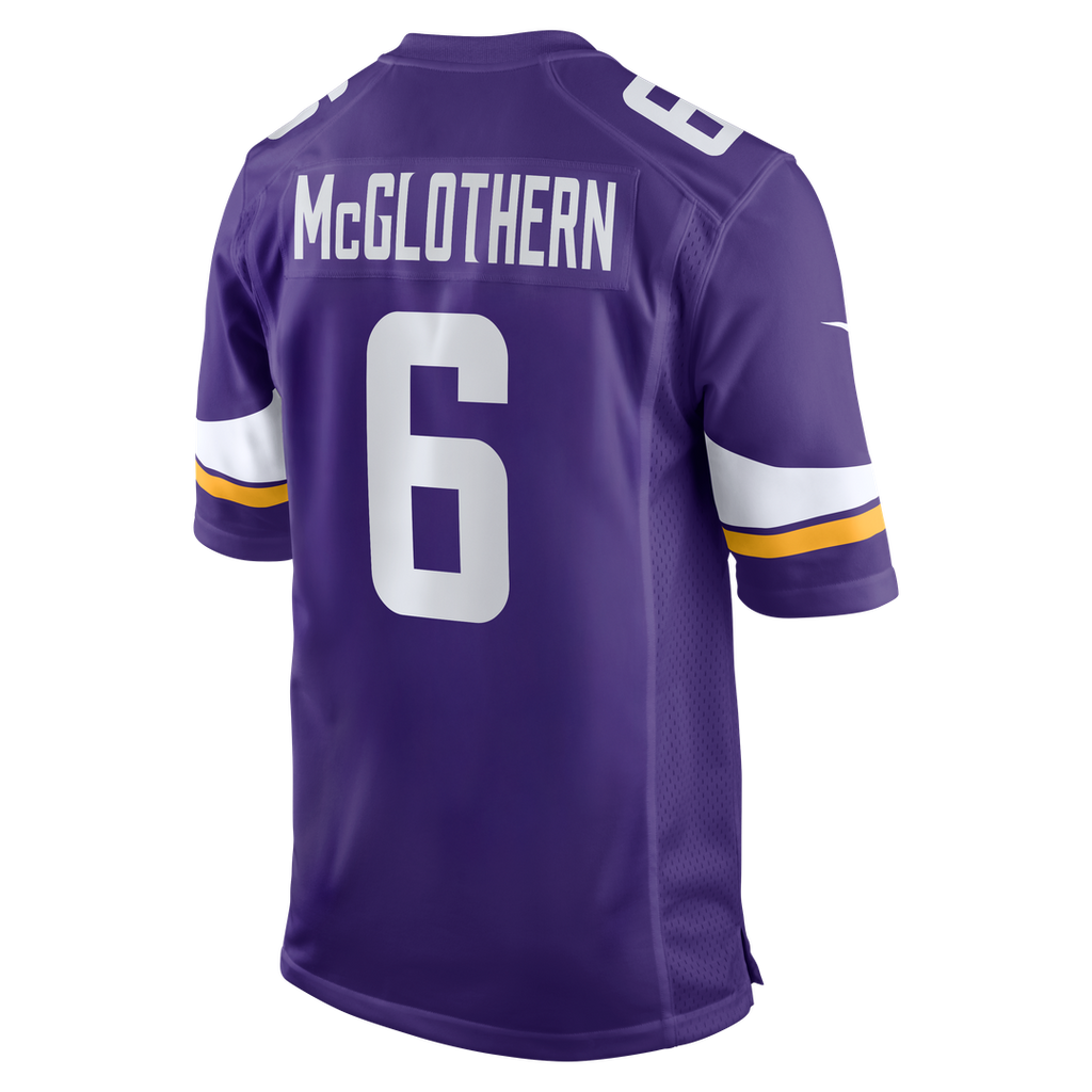 Dwight McGlothern Minnesota Vikings Purple Team Game Jersey