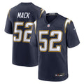 Khalil Mack Los Angeles Chargers Navy Alternate Super Chargers Game Player Jersey
