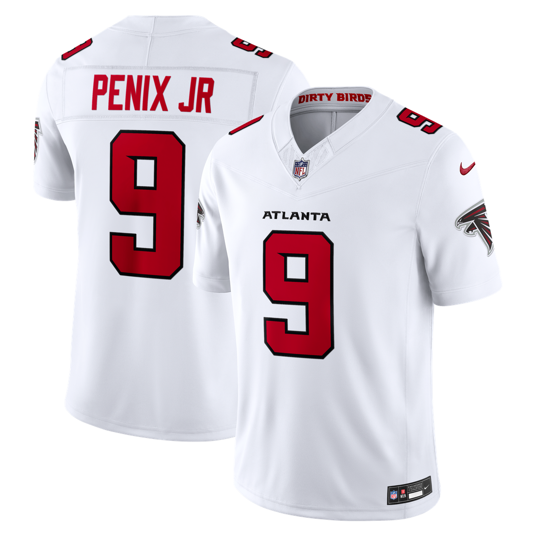 Michael Penix Jr. Atlanta Falcons White Vapor F.U.S.E. Stitched Limited Jersey