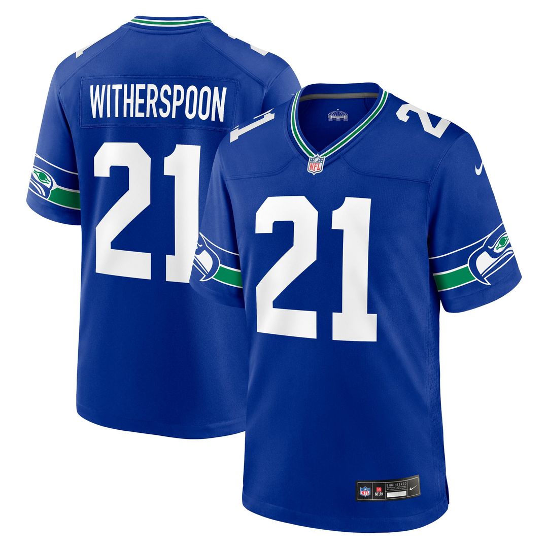 Devon Witherspoon Seattle Seahawks White Game Jersey