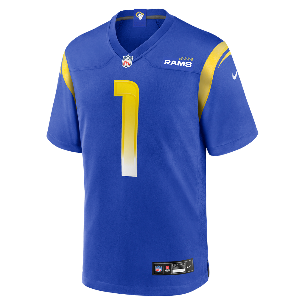 Emmanuel Forbes Jr. Los Angeles Rams Royal Team Game Jersey