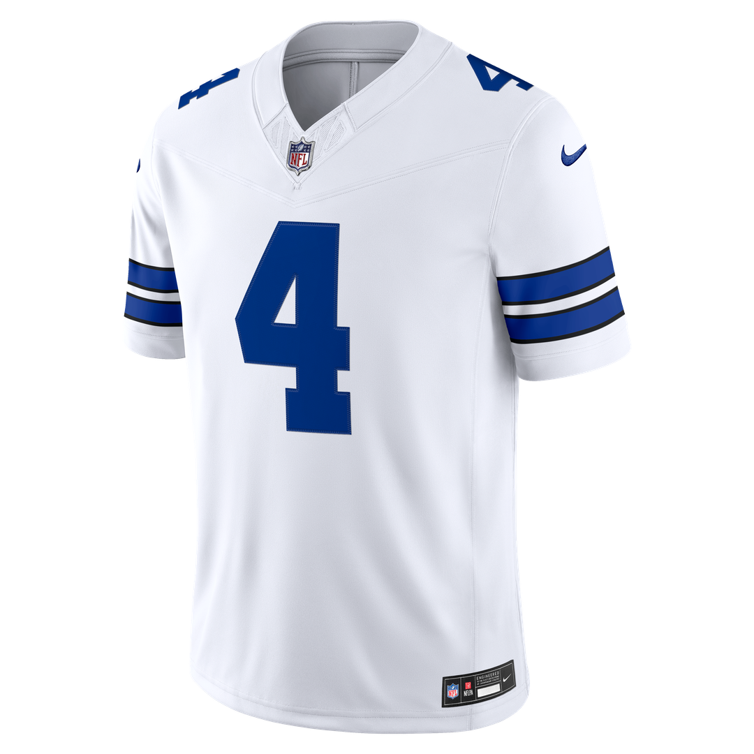 Dak Prescott Dallas Cowboys White Vapor F.U.S.E. Stitched Limited Jersey