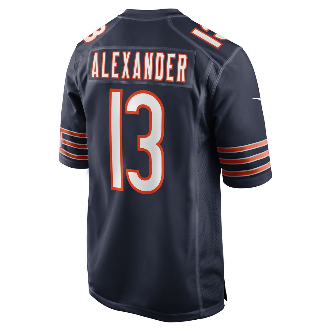 Maurice Alexander Chicago Bears Navy Team Game Jersey