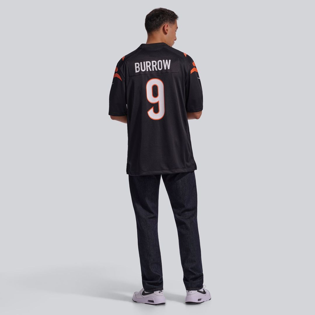 Joe Burrow Cincinnati Bengals Orange Alternate Game Jersey