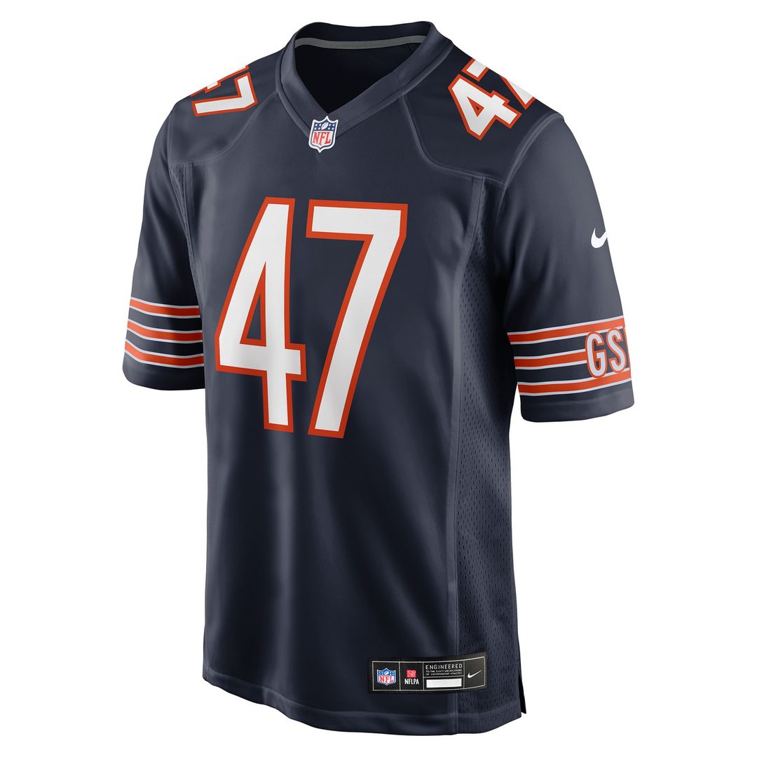 Ruben Hyppolite II Chicago Bears Navy Team Game Jersey