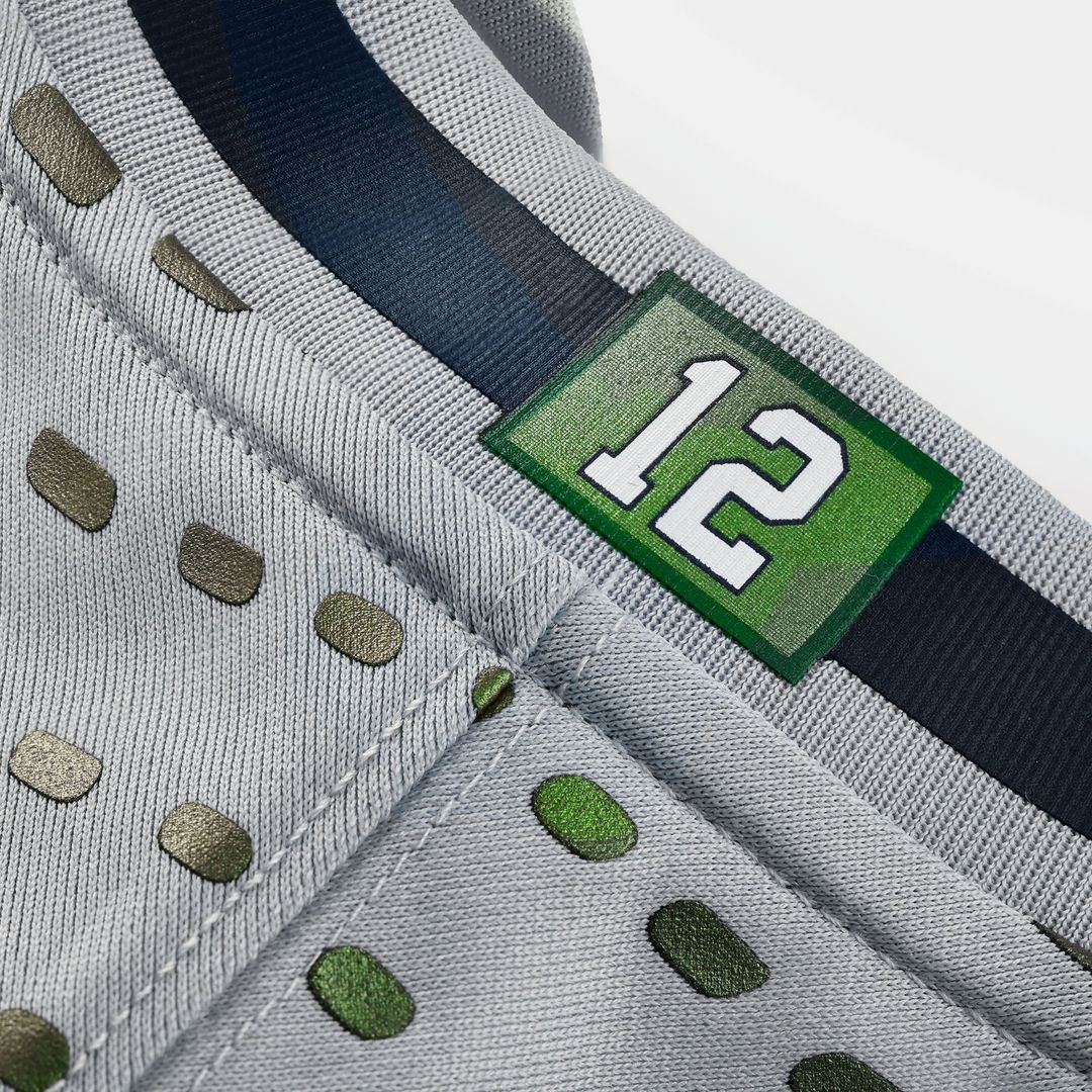 Jaxon Smith-Njigba Seattle Seahawks Gray Rivalries Collection Game Jersey