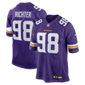 Bo Richter Minnesota Vikings Purple Team Game Jersey