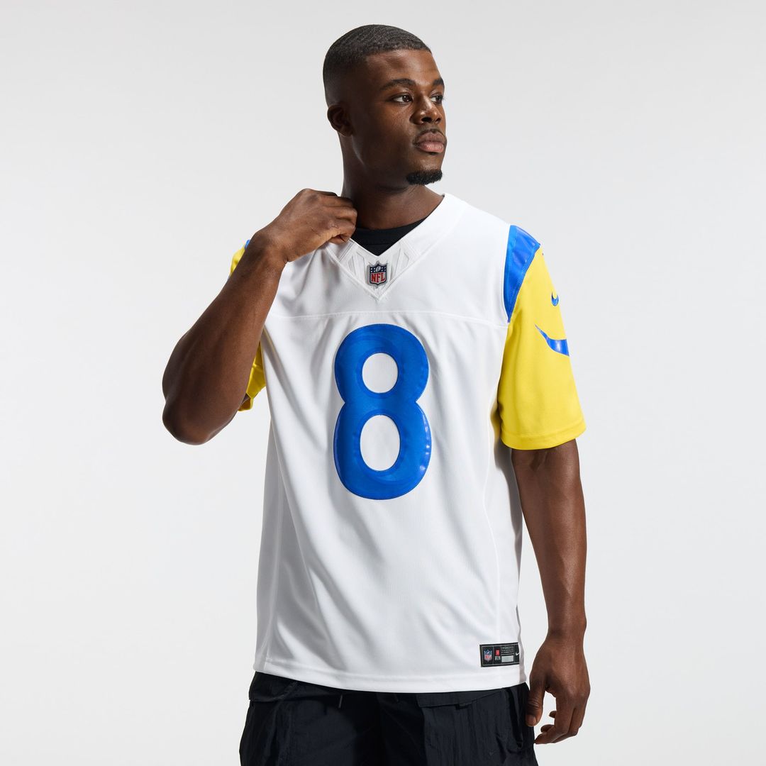 Jared Verse Los Angeles Rams White Vapor F.U.S.E. Stitched Limited Jersey