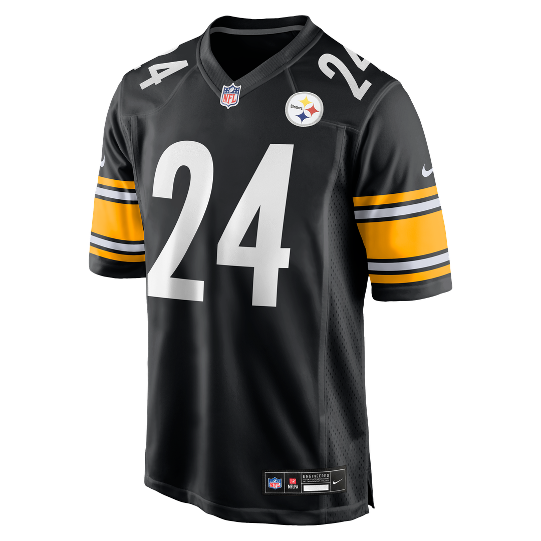 Joey Porter Jr. Pittsburgh Steelers Black Game Jersey