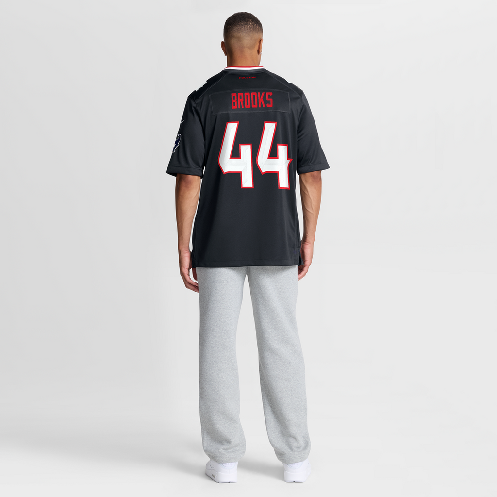 British Brooks Houston Texans Navy Team Game Jersey
