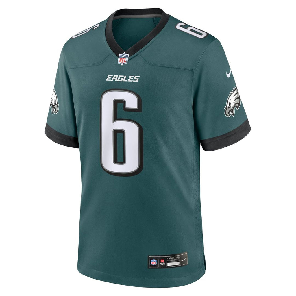 DeVonta Smith Philadelphia Eagles Midnight Green Team Game Jersey