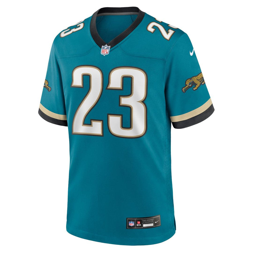 Foye Oluokun Jacksonville Jaguars Teal Prowler Throwback Player Game Jersey
