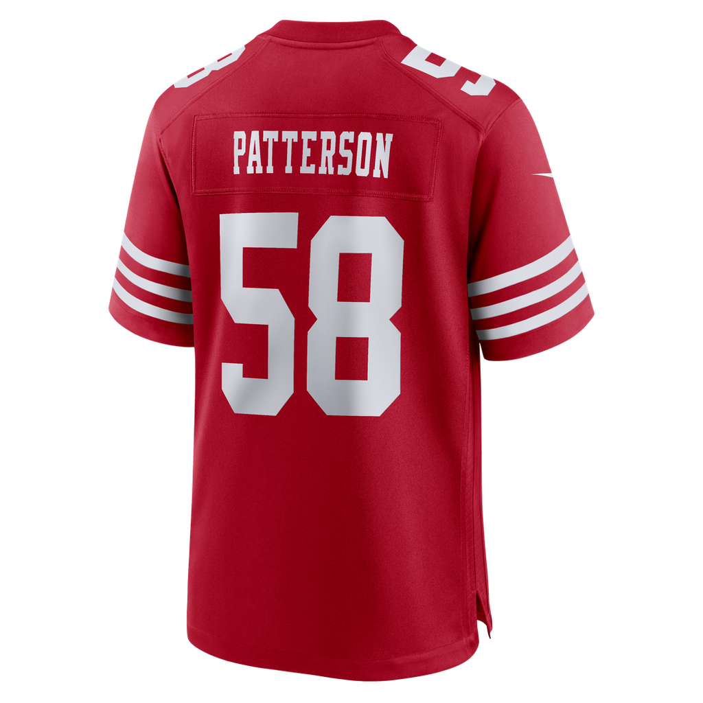 Jarrett Patterson San Francisco 49ers Scarlet Team Game Jersey