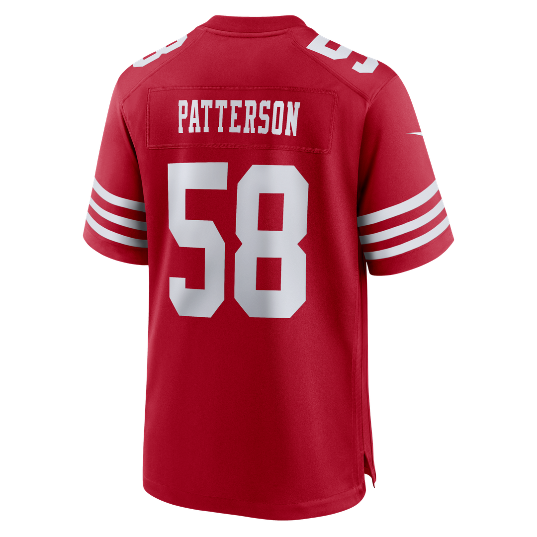 Jarrett Patterson San Francisco 49ers Scarlet Team Game Jersey