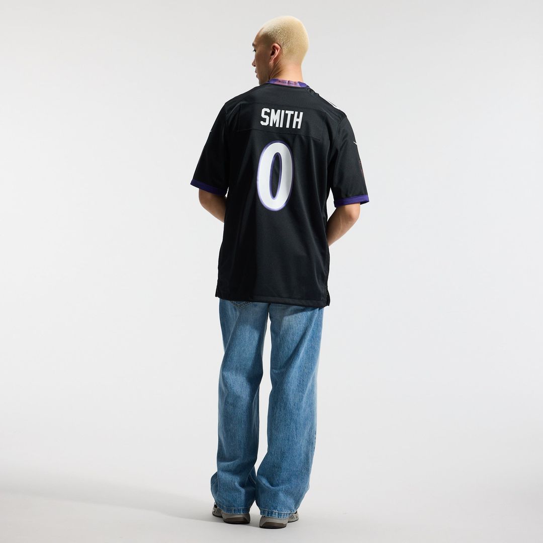 Roquan Smith Baltimore Ravens Black Alternate Game Jersey