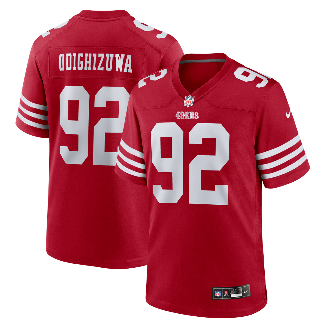 Osa Odighizuwa San Francisco 49ers Scarlet Team Game Jersey