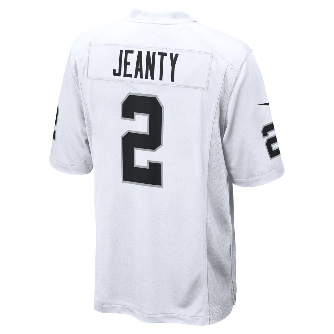 Ashton Jeanty Las Vegas Raiders White Game Jersey