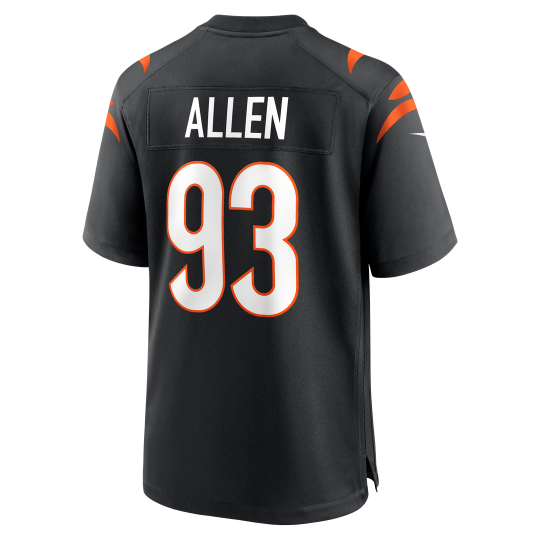 Jonathan Allen Cincinnati Bengals Black Team Game Jersey