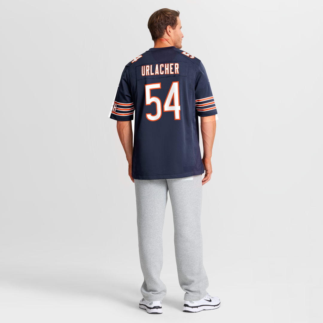 Brian Urlacher Chicago Bears White Retired Player Game Jersey