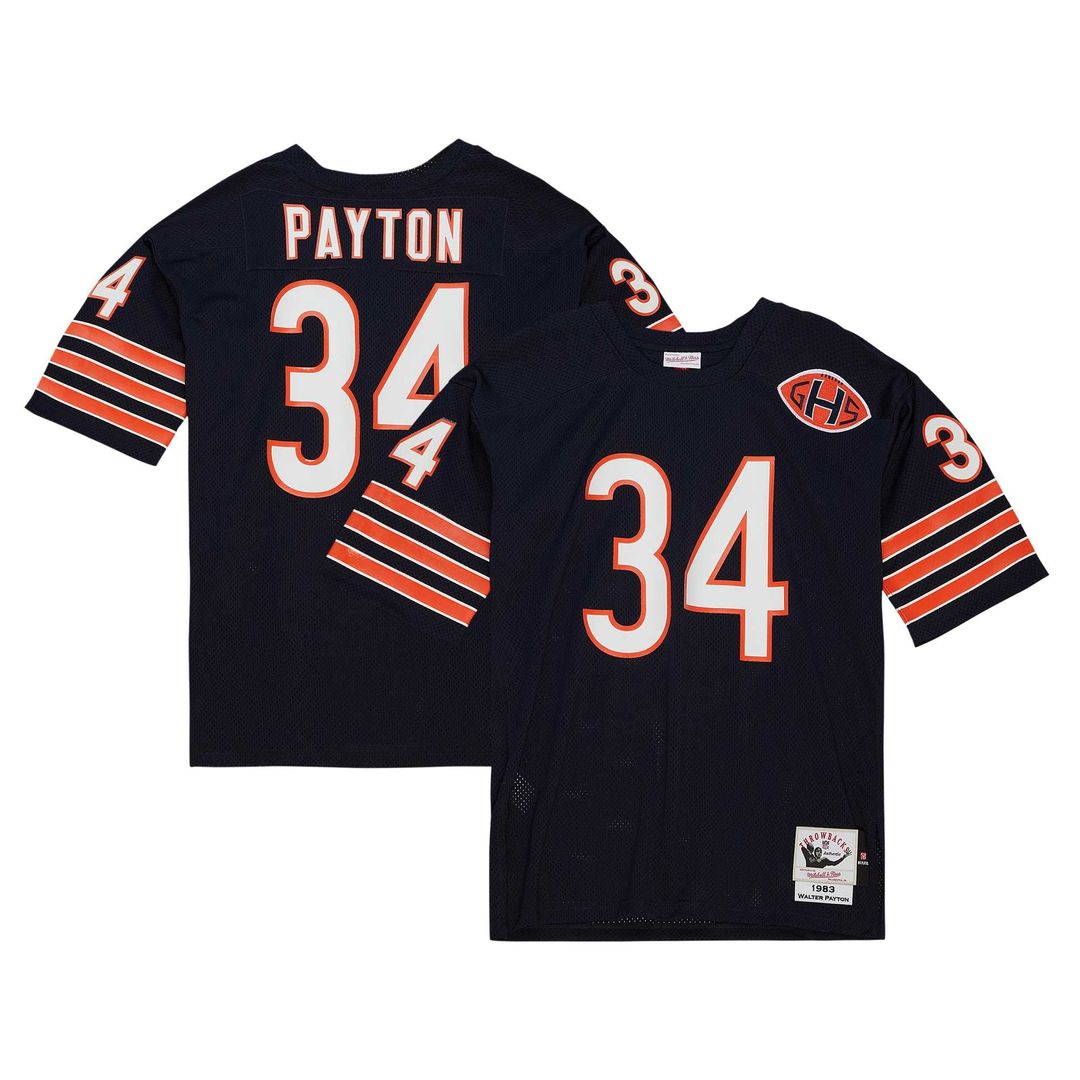 Walter Payton Chicago Bears 1985 White Authentic Throwback Retired Player Jersey