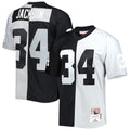 Bo Jackson Las Vegas Raiders Black/Silver 1988 Split Legacy Replica Jersey