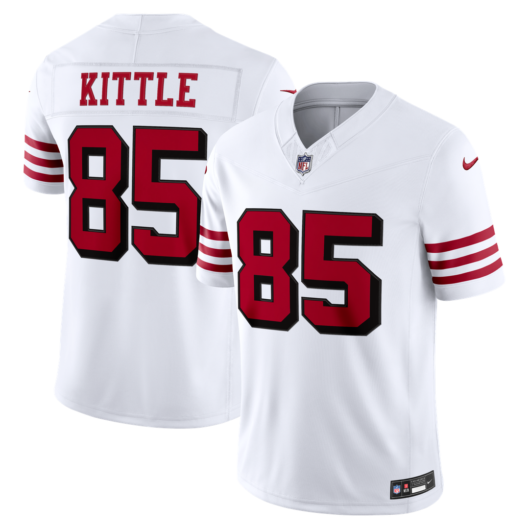 George Kittle San Francisco 49ers White Alternate Vapor F.U.S.E. Stitched Limited Jersey