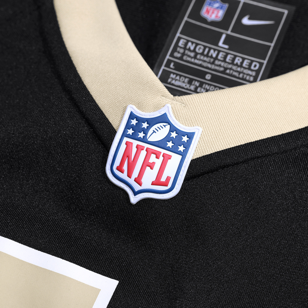 Asim Richards New Orleans Saints Black Team Game Jersey