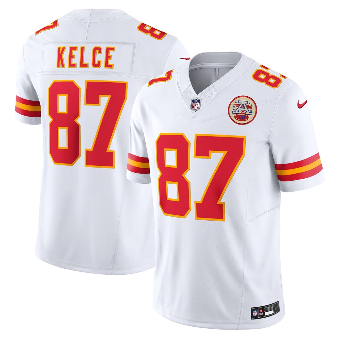 Travis Kelce Kansas City Chiefs Red Vapor F.U.S.E. Limited Jersey