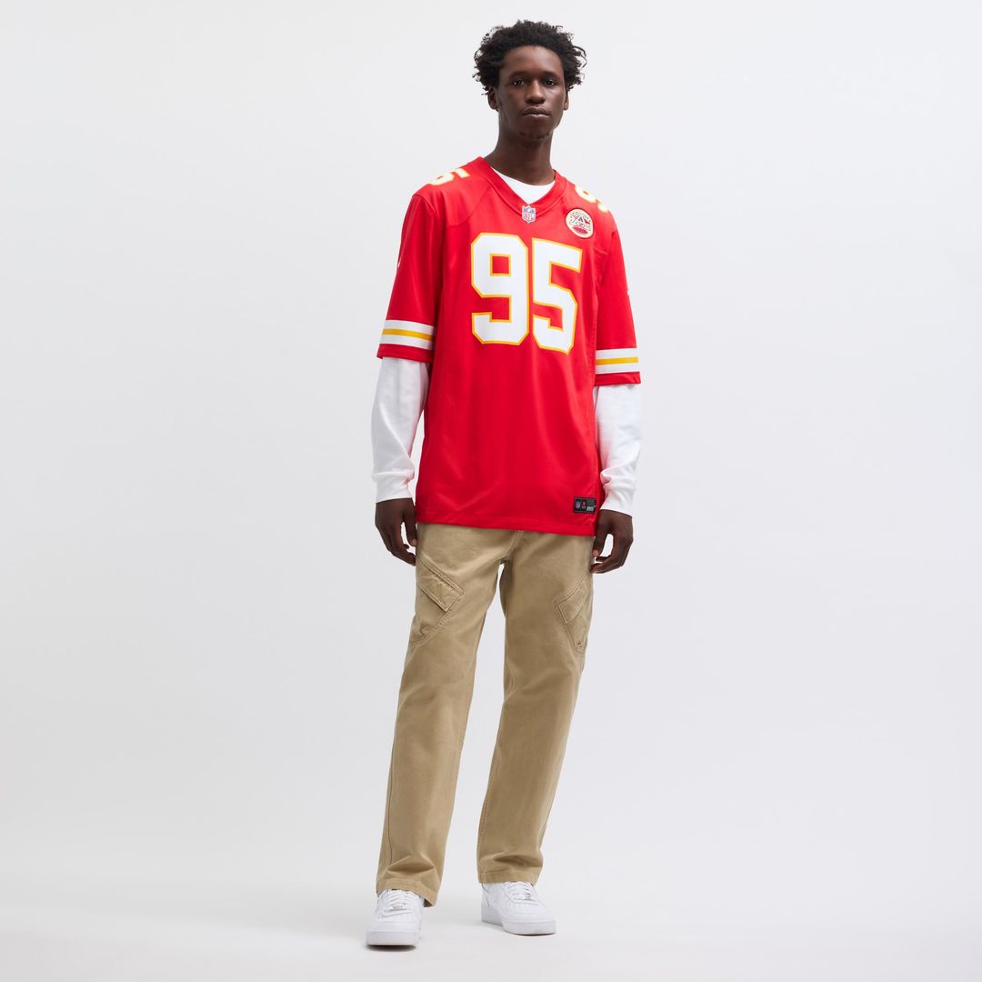 Chris Jones Kansas City Chiefs Red Game Jersey