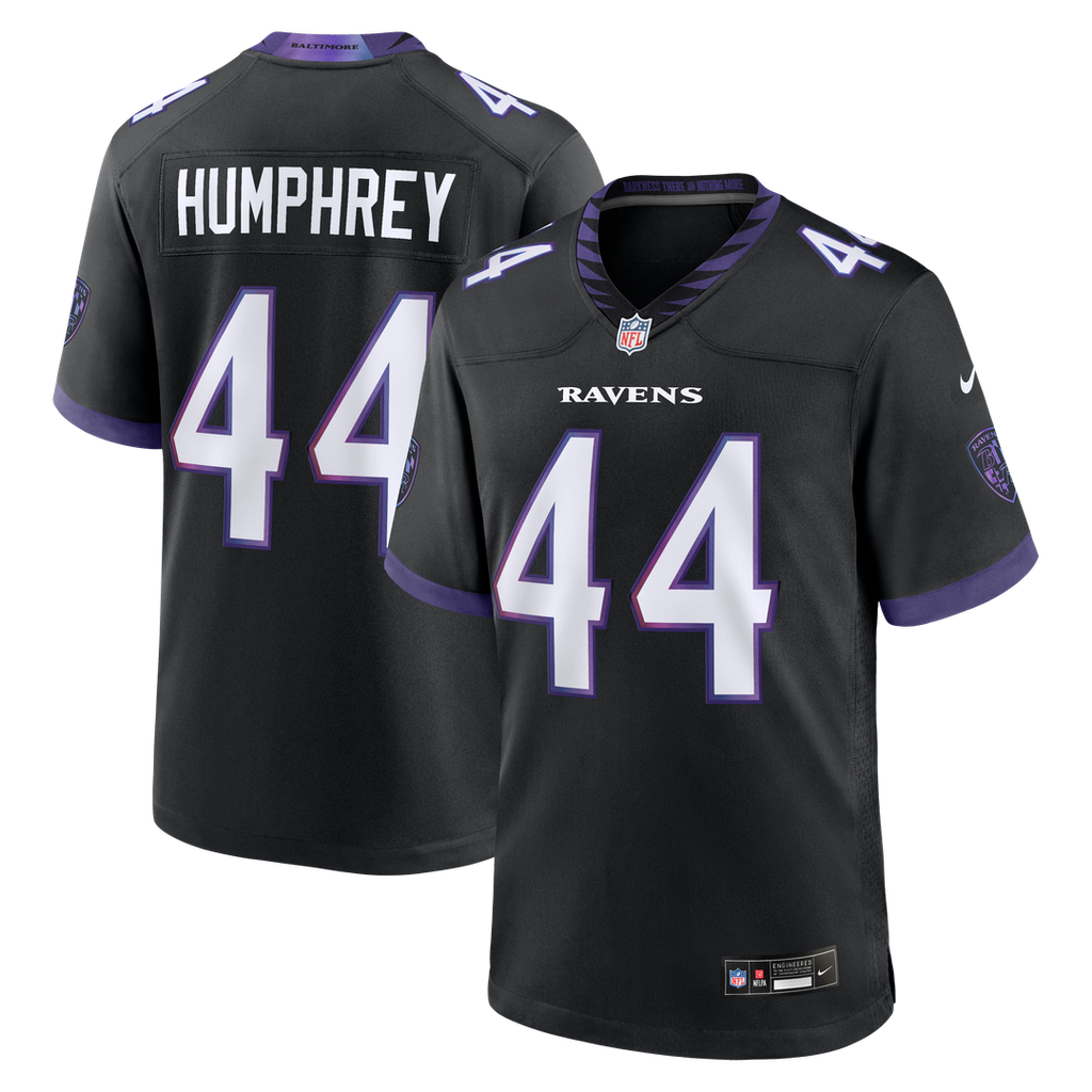 Marlon Humphrey Baltimore Ravens Black Alternate Game Jersey