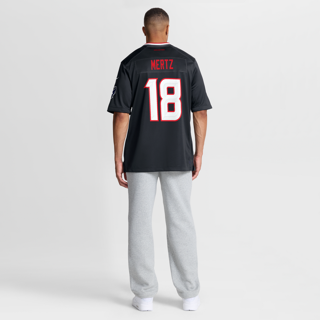 Graham Mertz Houston Texans Navy Team Game Jersey