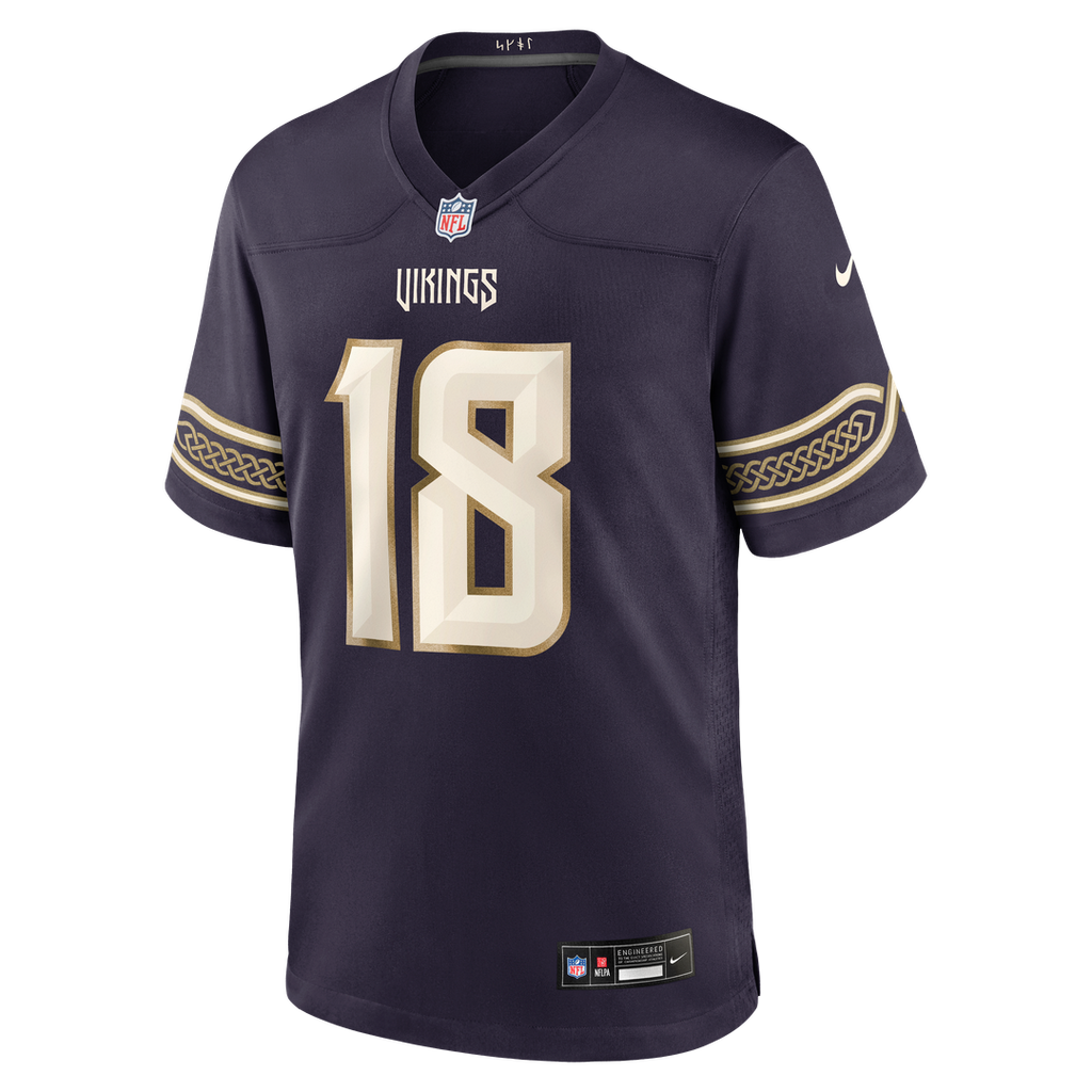 Justin Jefferson Minnesota Vikings Purple 2026 Rivalries Collection Game Jersey