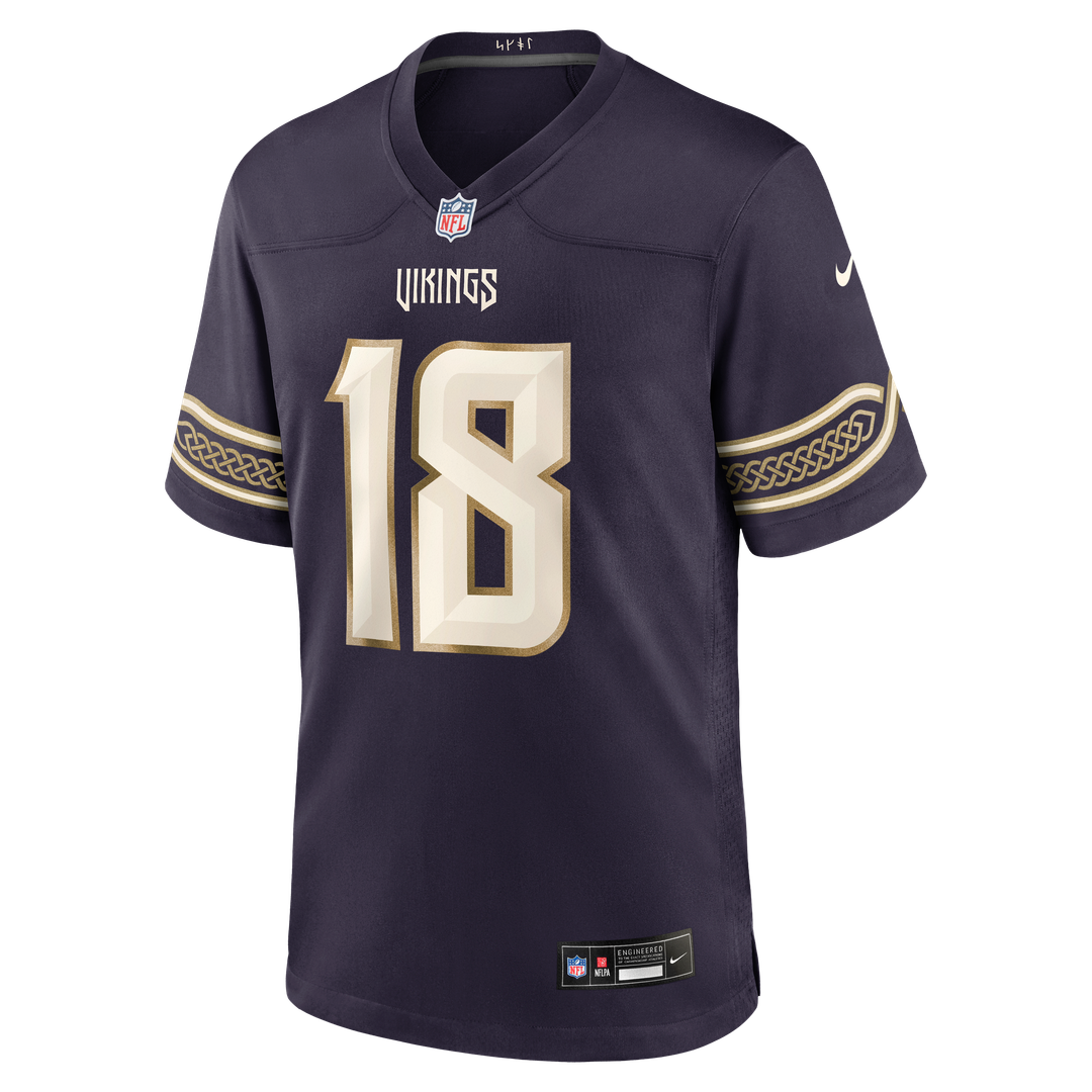 Justin Jefferson Minnesota Vikings Purple 2026 Rivalries Collection Game Jersey