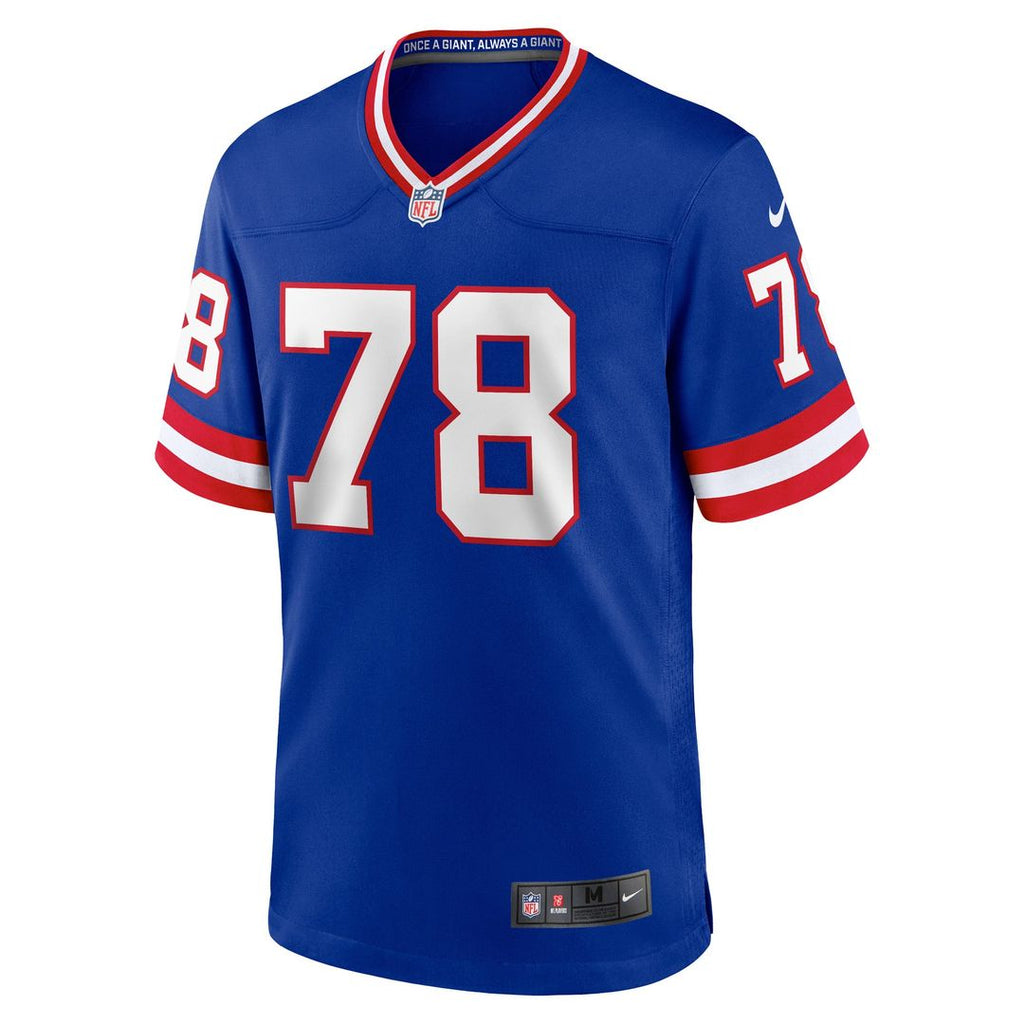 Andrew Thomas New York Giants Royal Alternate Game Jersey