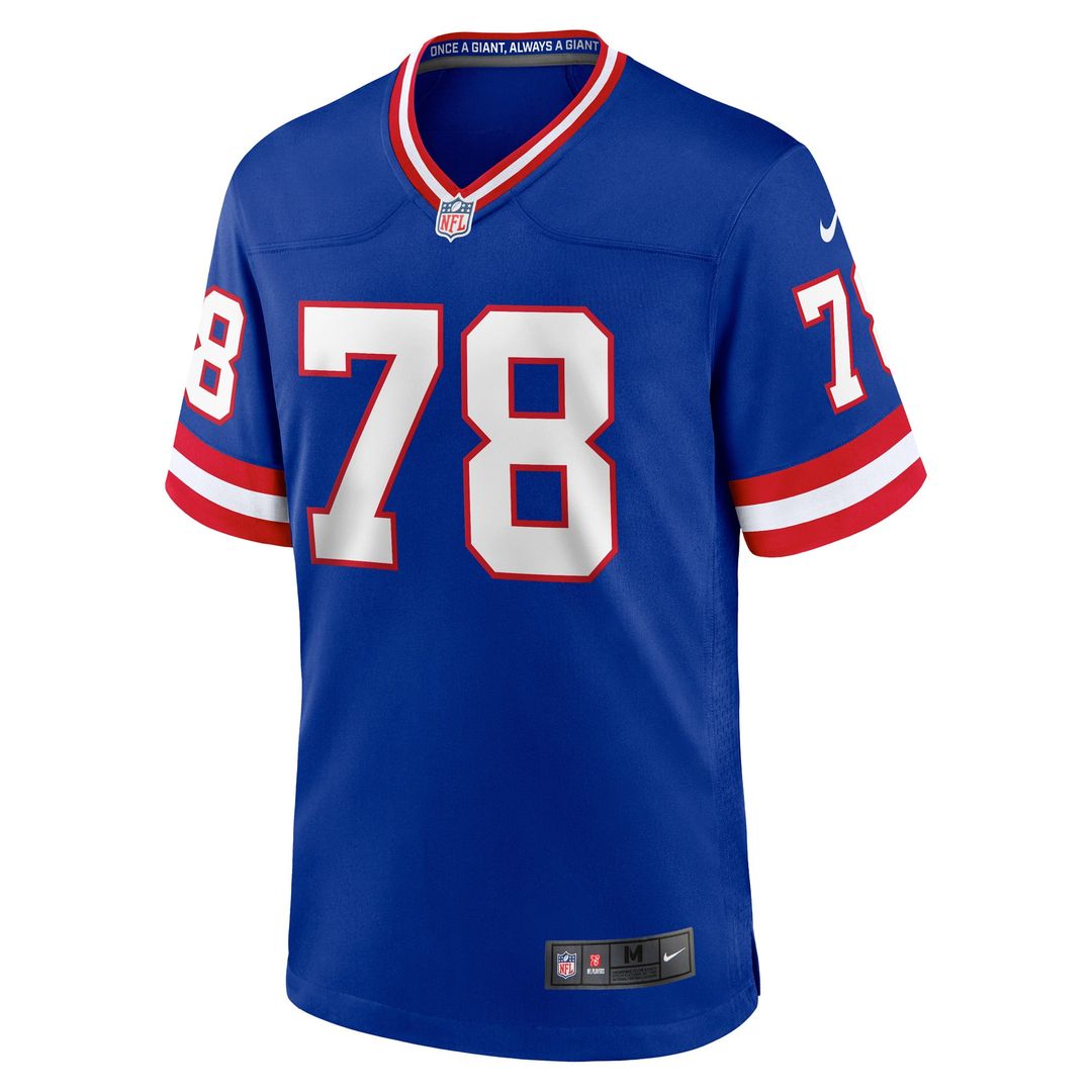 Andrew Thomas New York Giants Royal Alternate Game Jersey