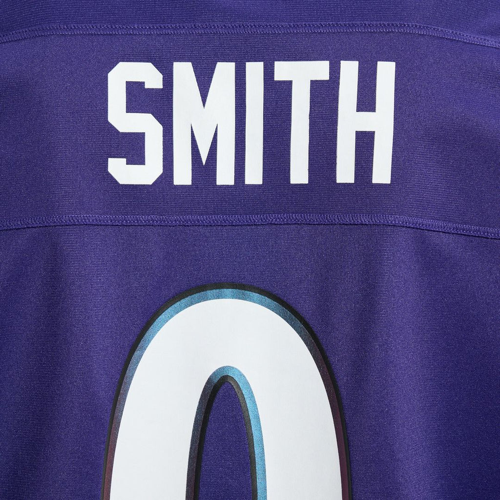 Roquan Smith Baltimore Ravens Purple Team Game Jersey