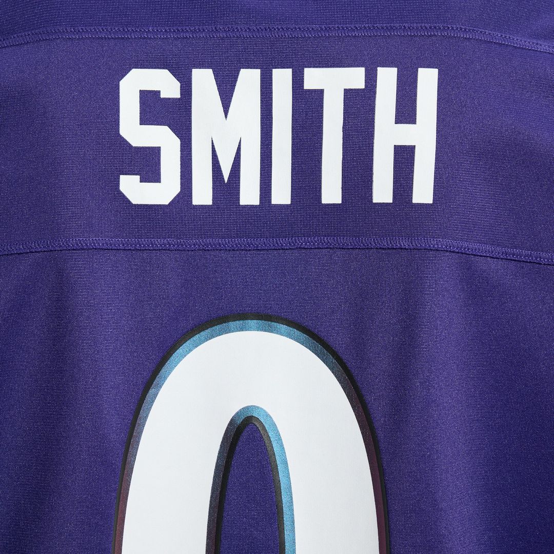 Roquan Smith Baltimore Ravens Purple Team Game Jersey