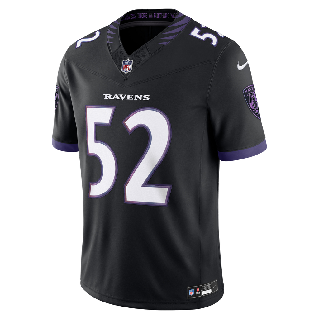 Ray Lewis Baltimore Ravens Purple Vapor F.U.S.E. Stitched Retired Limited Jersey