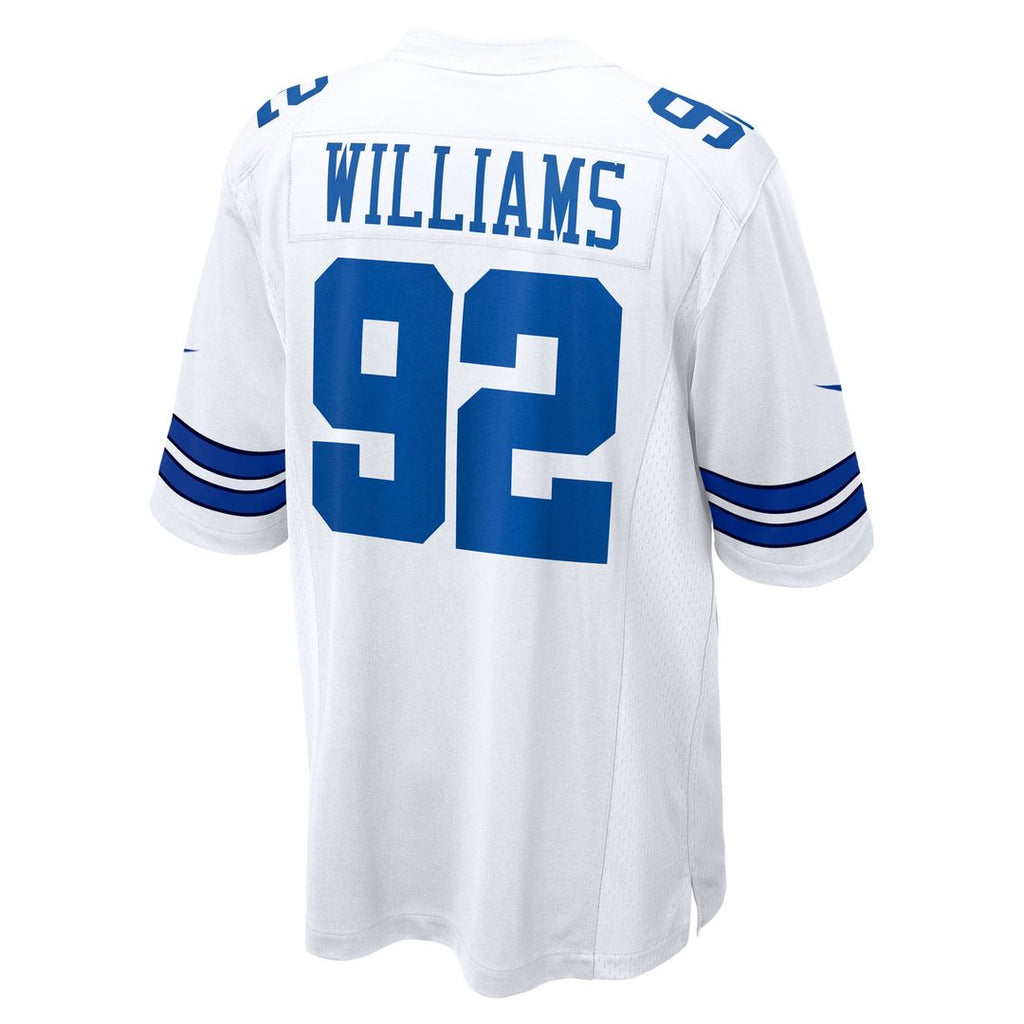 Quinnen Williams Dallas Cowboys White Game Jersey