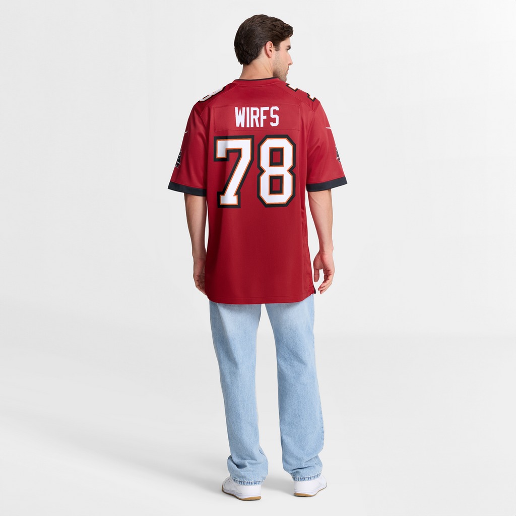 Tristan Wirfs Tampa Bay Buccaneers Orange Alternate Game Jersey